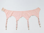 C1940s vintage pink satin suspender