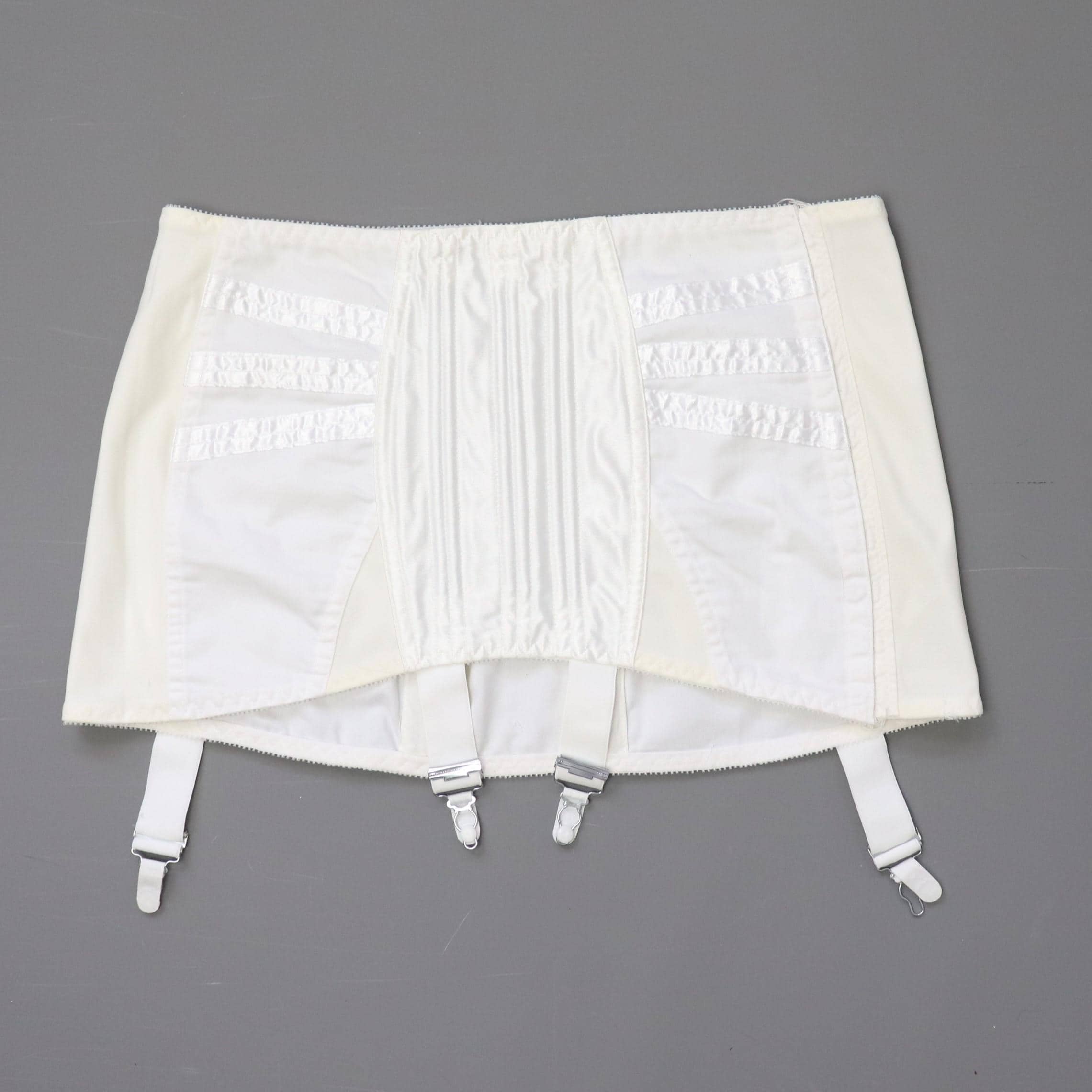 Vintage Twilfit corset girdle, open bottom girdle with side hook and eye fastening