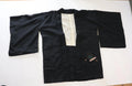 Vintage hand stitched black Japanese Kimono Jacket