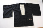 Vintage hand stitched black Japanese Kimono Jacket