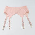 C1940s vintage pink satin suspender