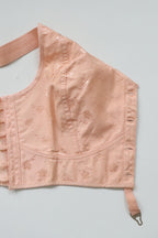 C1940 vintage Avro pink fan laced longline bra - style 849A - size 34