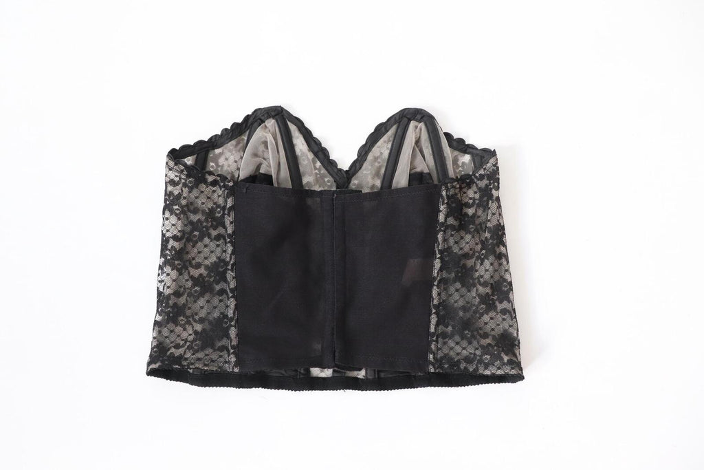C1950s vintage Lady Marlene longline bustier bra, style 161 -