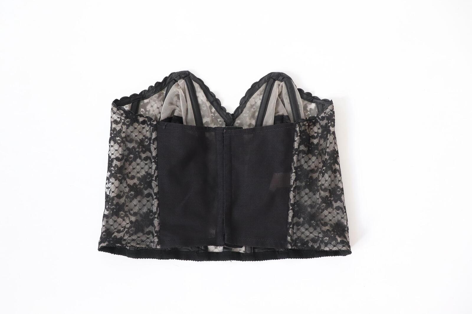 C1950s vintage Lady Marlene longline bustier bra, style 161 -