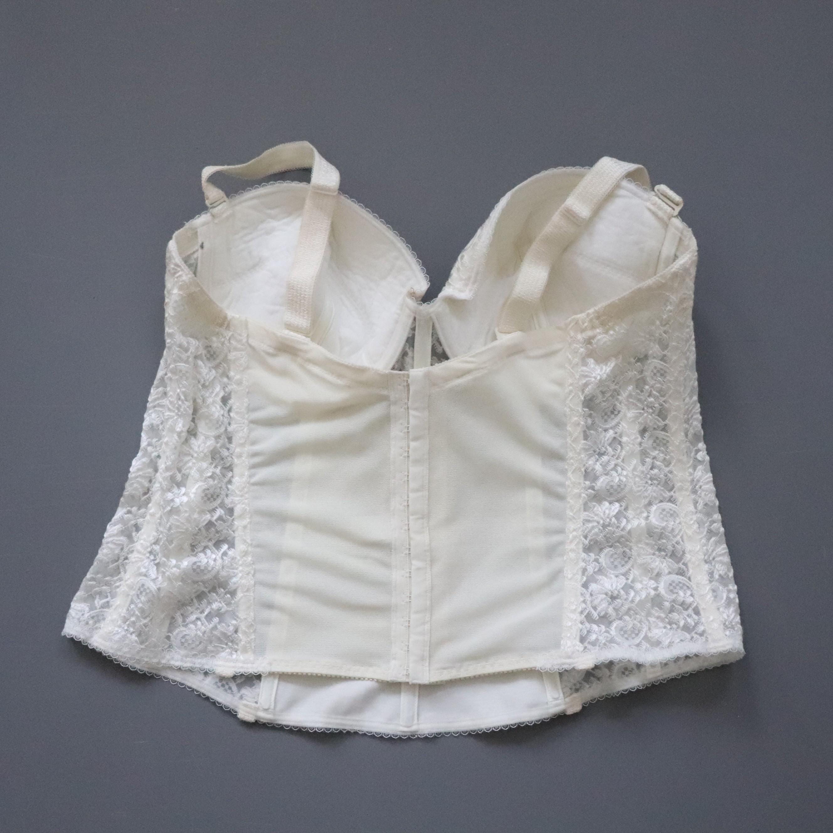 Vintage Di Lorento cupped bustier corset, size EU 100C / 36C