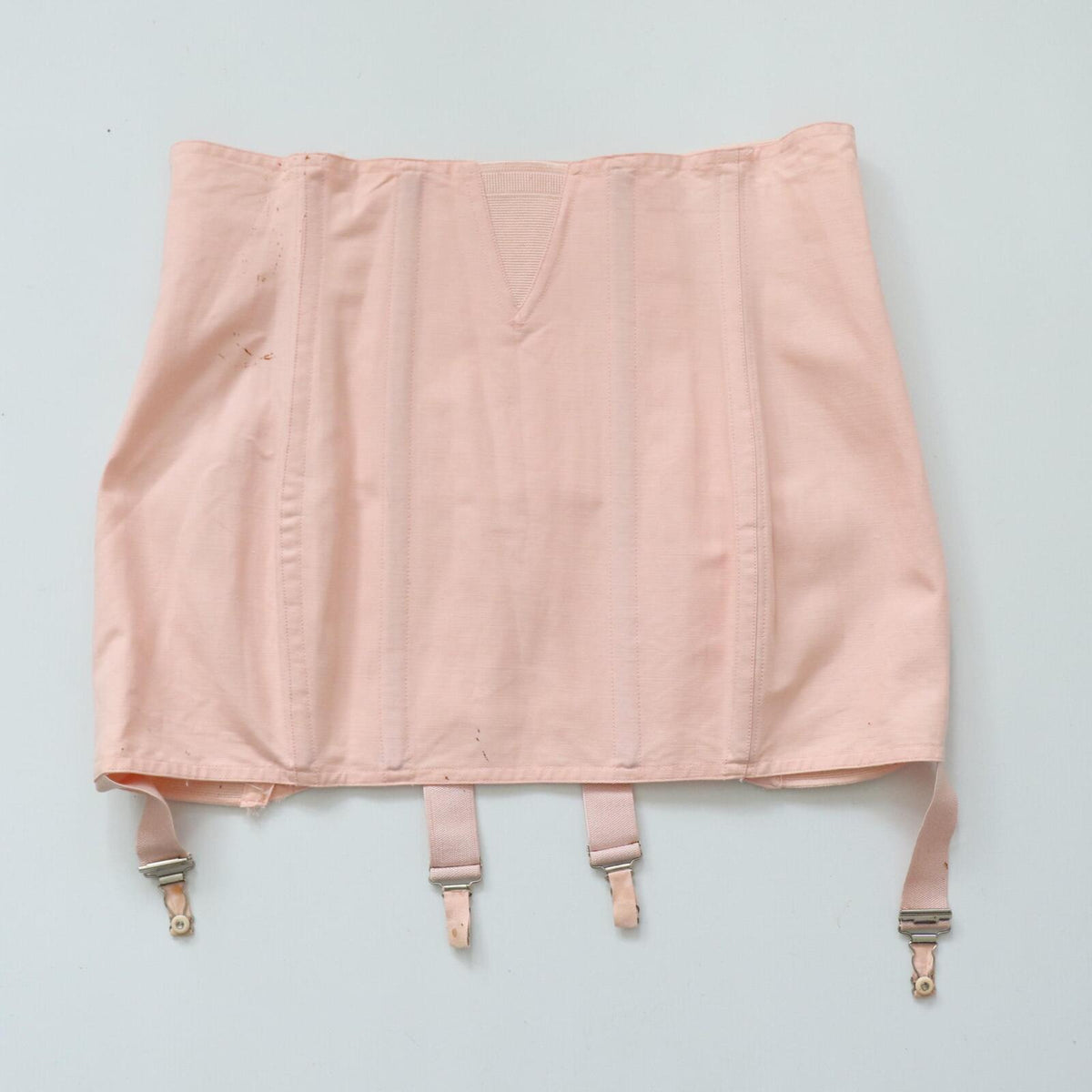 C1940s Unity Corsetry vintage pink  corset girdle- 36 inch waist