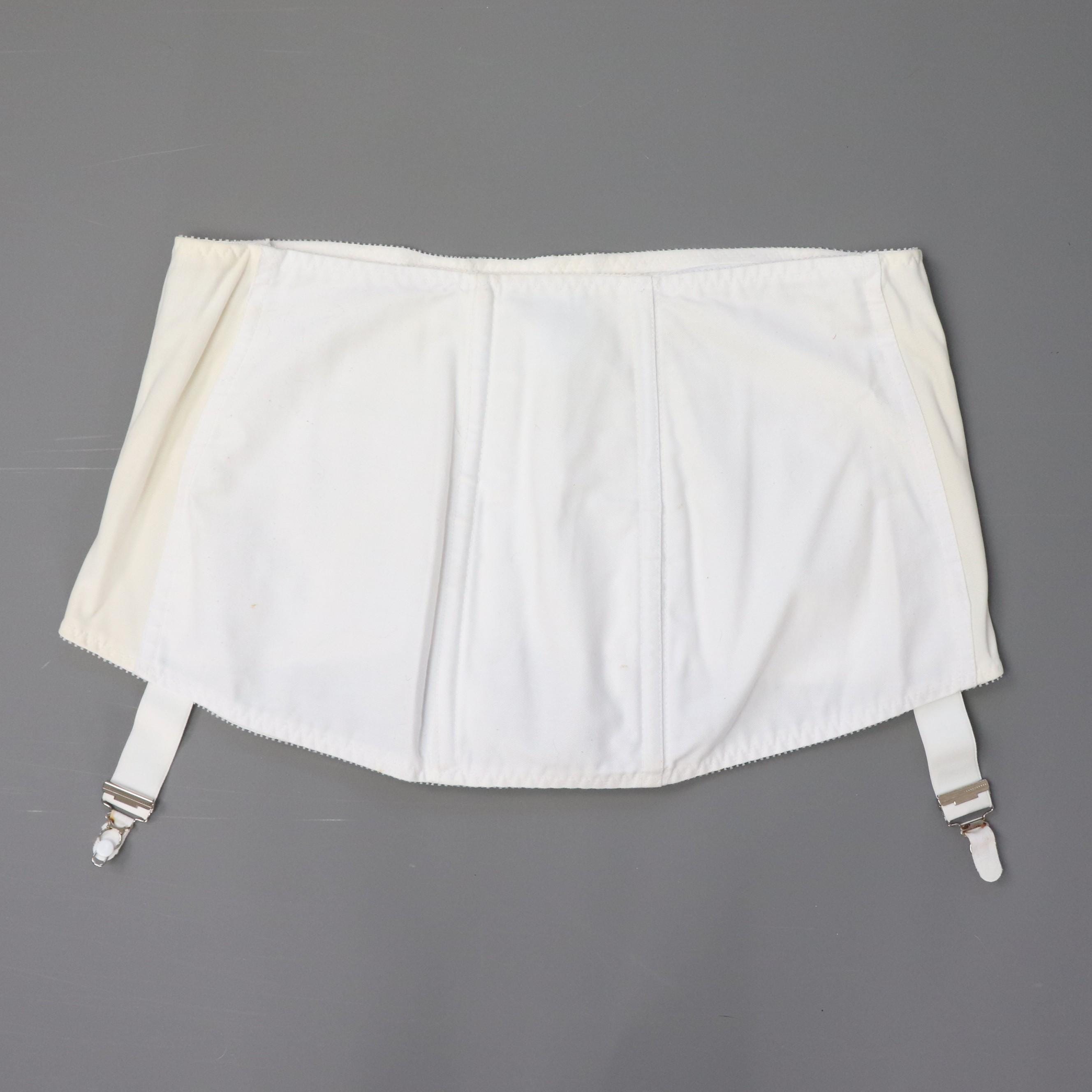 Vintage Twilfit corset girdle, open bottom girdle with side hook and eye fastening B