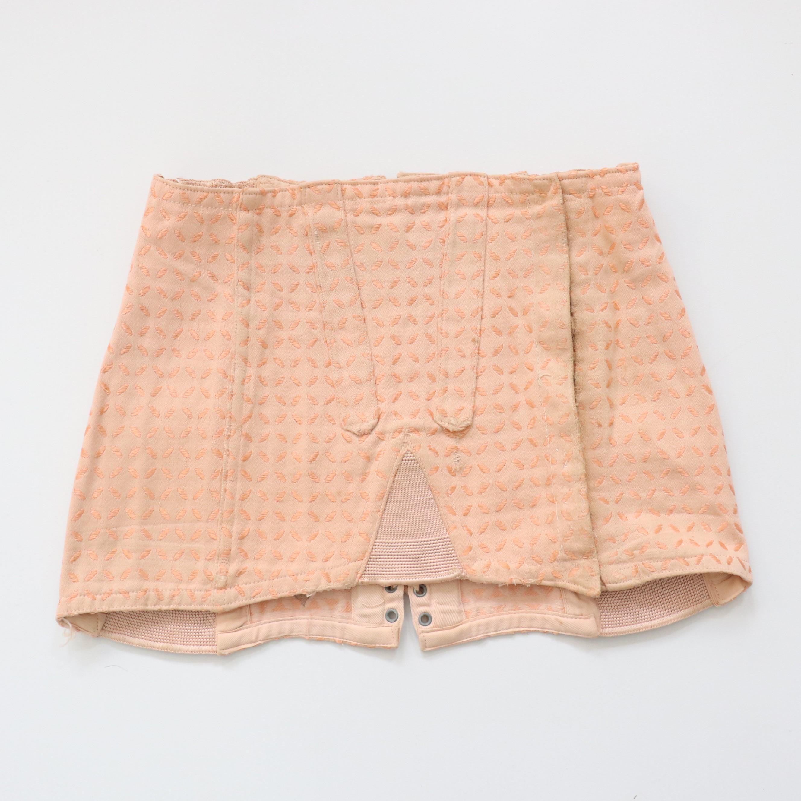 C1930s  1940s vintage corset girdle suspender belt