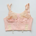 C1950s vintage Spirella longline bra - fits underbust 34-36 inches