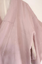 Vintage hand stitched muave/ lavender purple design long Japanese Kimono