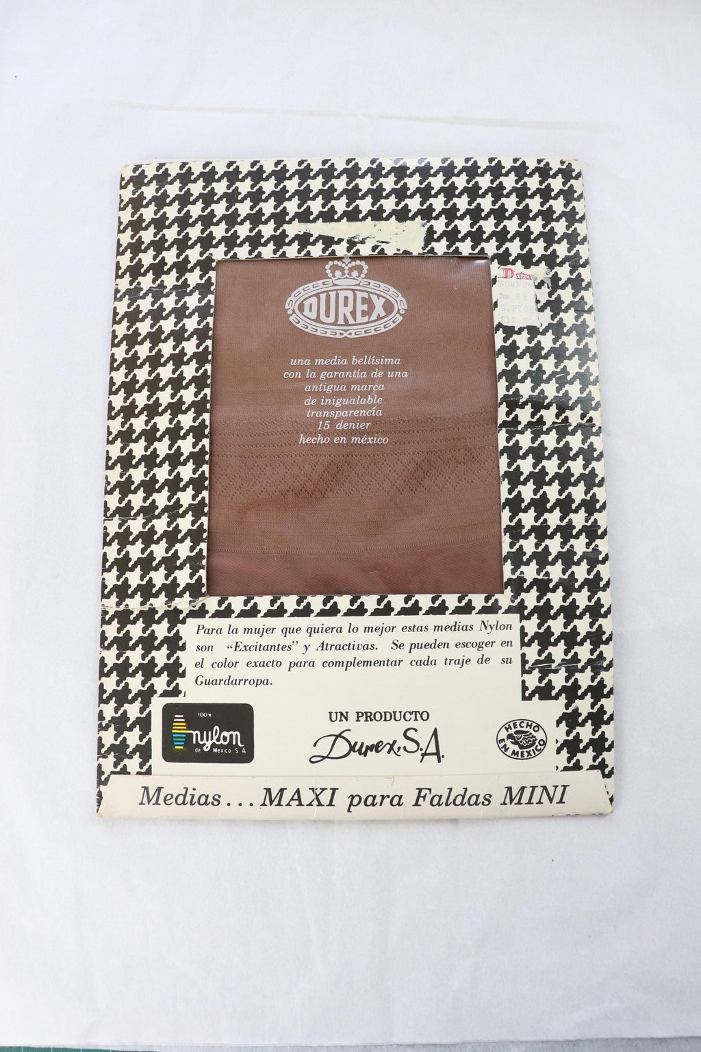 C1950 / 60’s Vintage Durex stockings in packaging