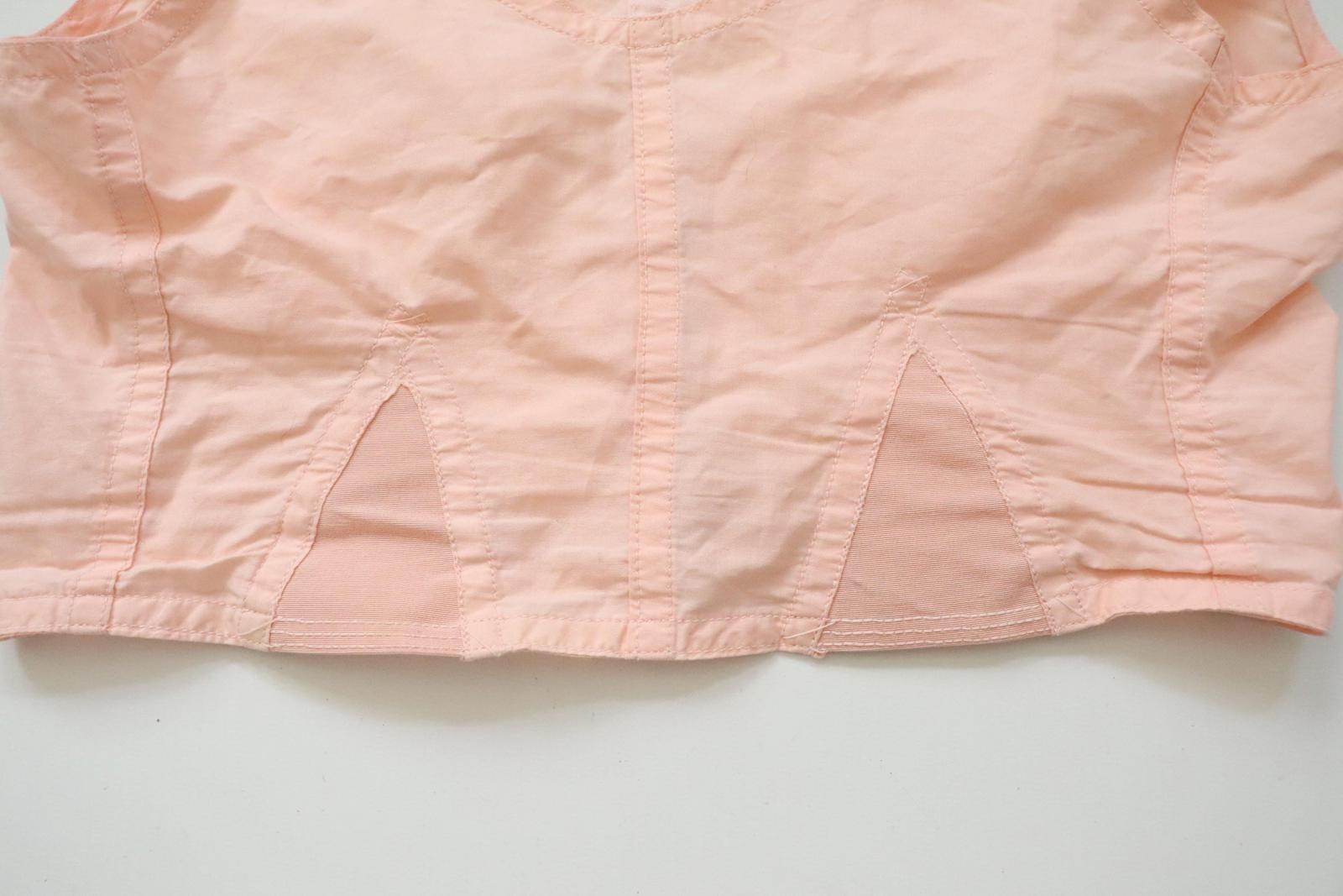 C1940s C1950s vintage Twilfit pink  longline bra - fits ribcage 28"