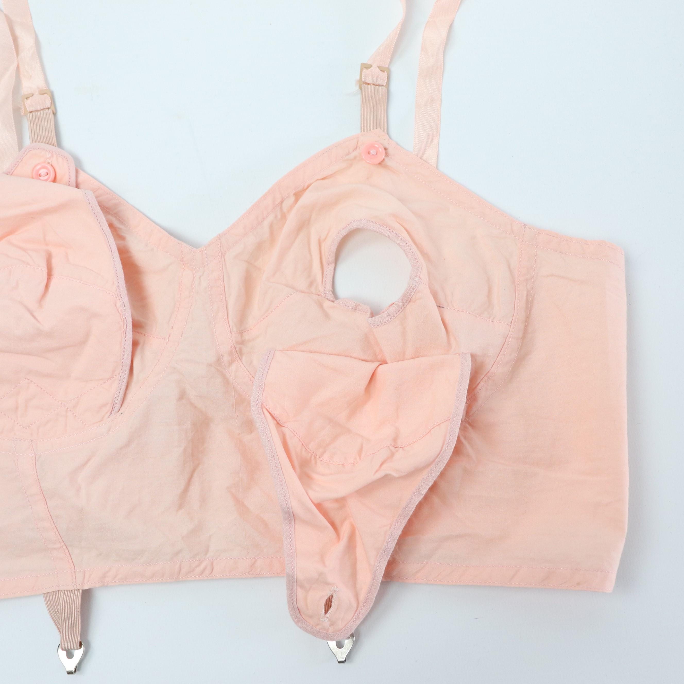 C1940s CC41 Vintage Utility Nursing bra by Jesbra