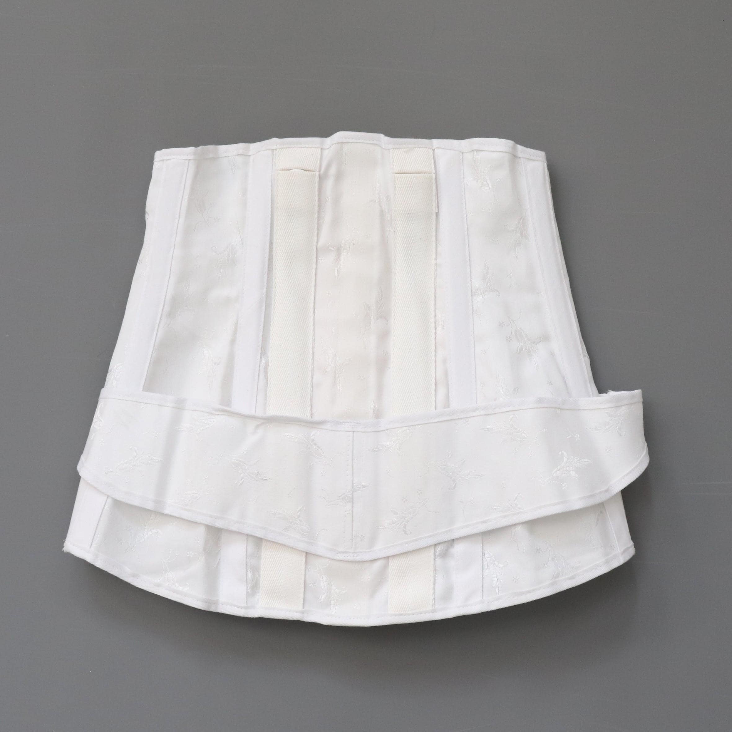 Vintage Gillbert & Mellish white corset girdle, medical corset, back brace - 26 inch waist