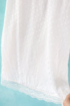 vintage Penti white spot slip dress/ nightie