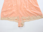 C1920s / 1930s vintage tea rose pink handstitched tap pants - 36" waist