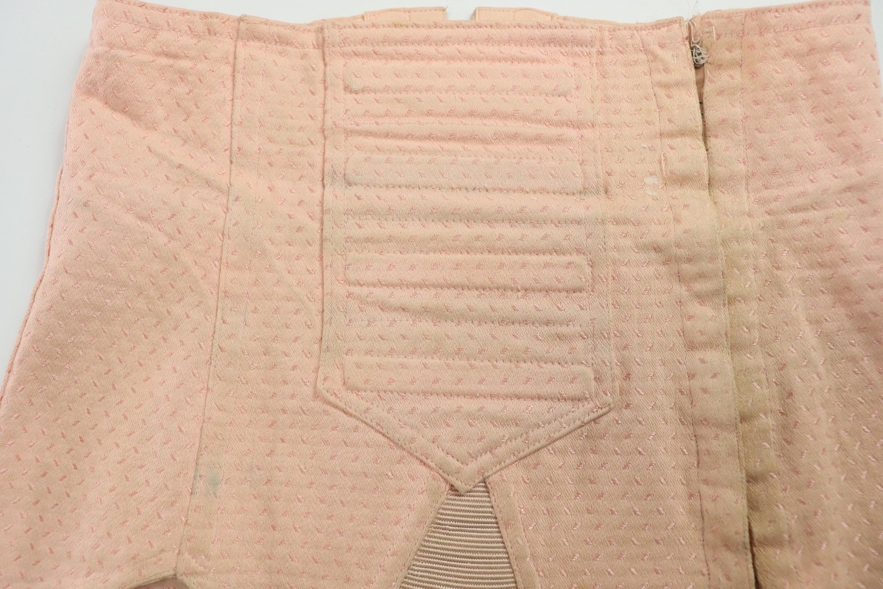 C1930s  1940s vintage corset girdle suspender belt