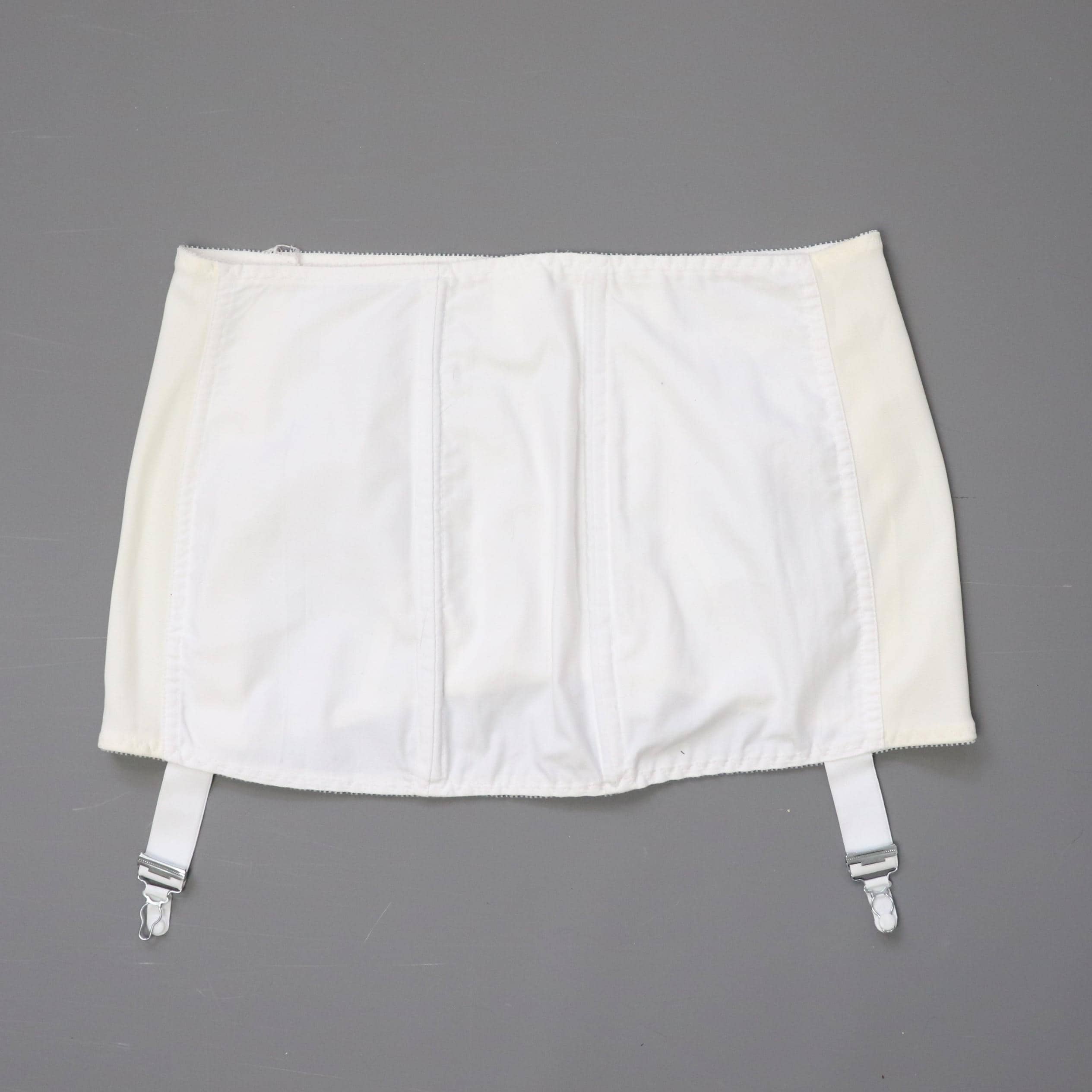 Vintage Twilfit corset girdle, open bottom girdle with side hook and eye fastening