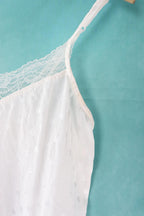 vintage Penti white spot slip dress/ nightie
