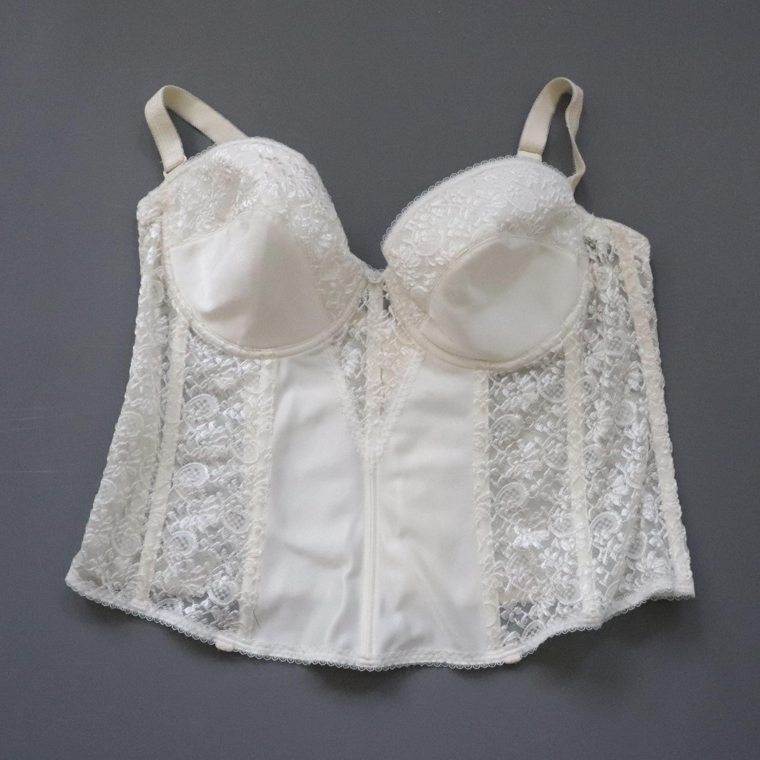 Vintage Di Lorento cupped bustier corset, size EU 100C / 36C