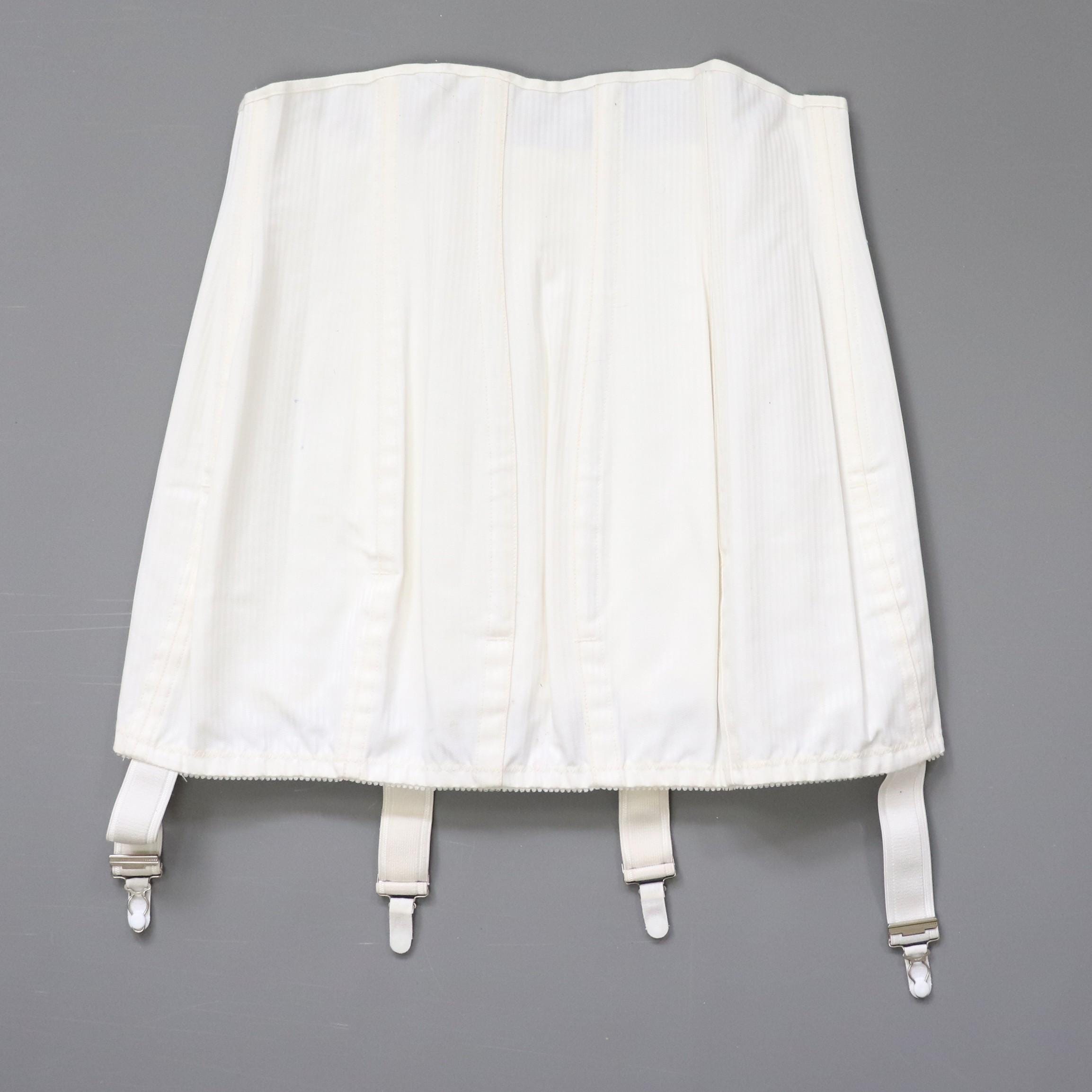 C1990s vintage Spencer corset girdle, front lacing girdle with zip fastening 2