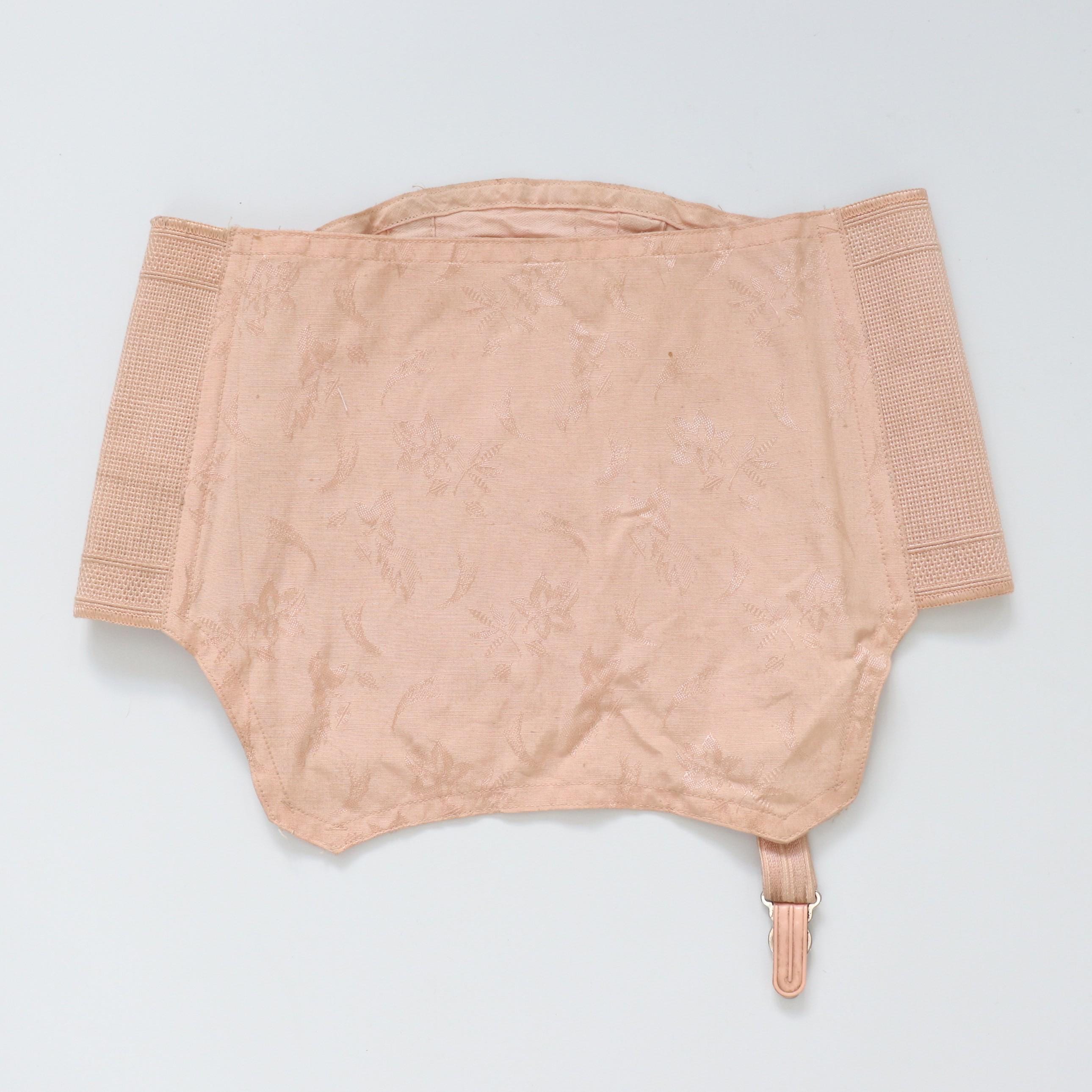 Vintage C1940s CC41 'Eienna' suspender corset girdle, utility suspender belt