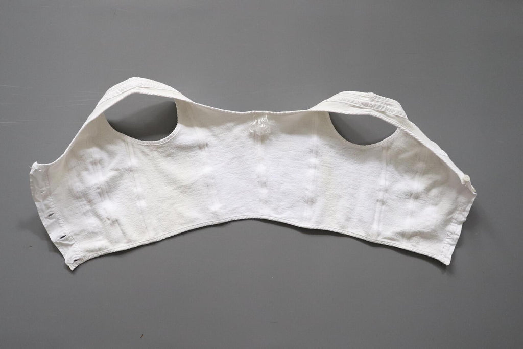 C1970s vintage womens cotton Liberty bodice - Approx size 12-14 // chest 34"