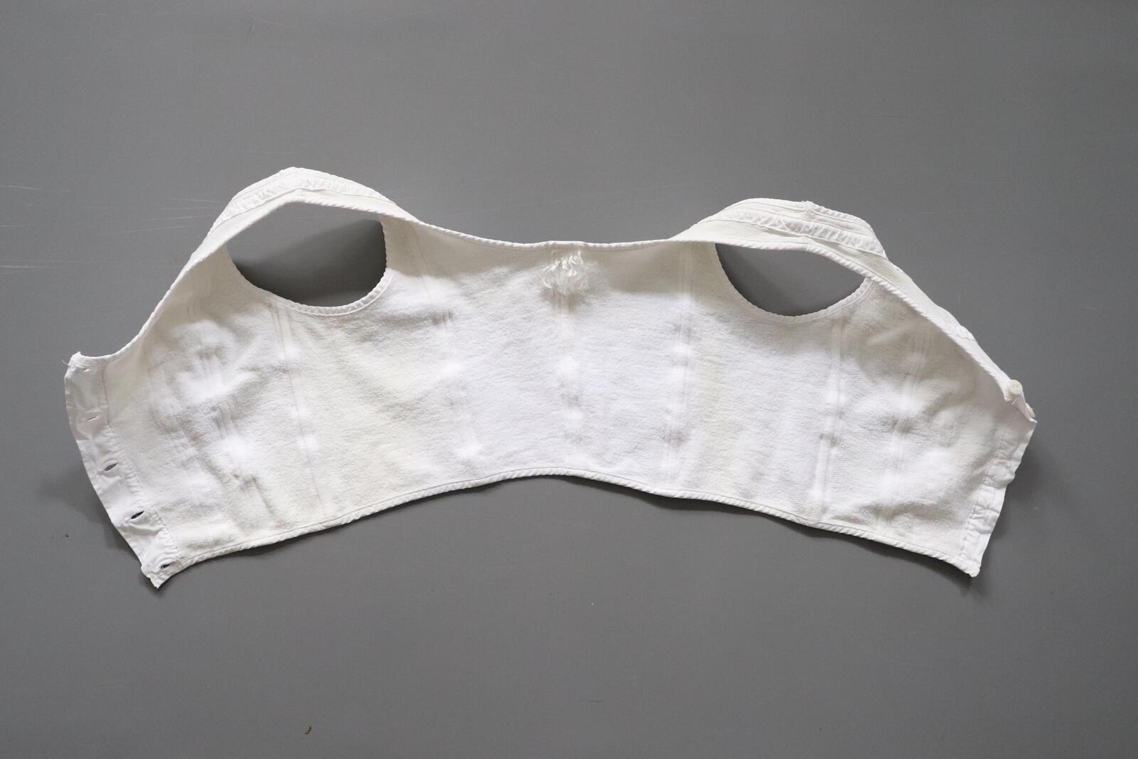C1970s vintage womens cotton Liberty bodice - Approx size 12-14 // chest 34"