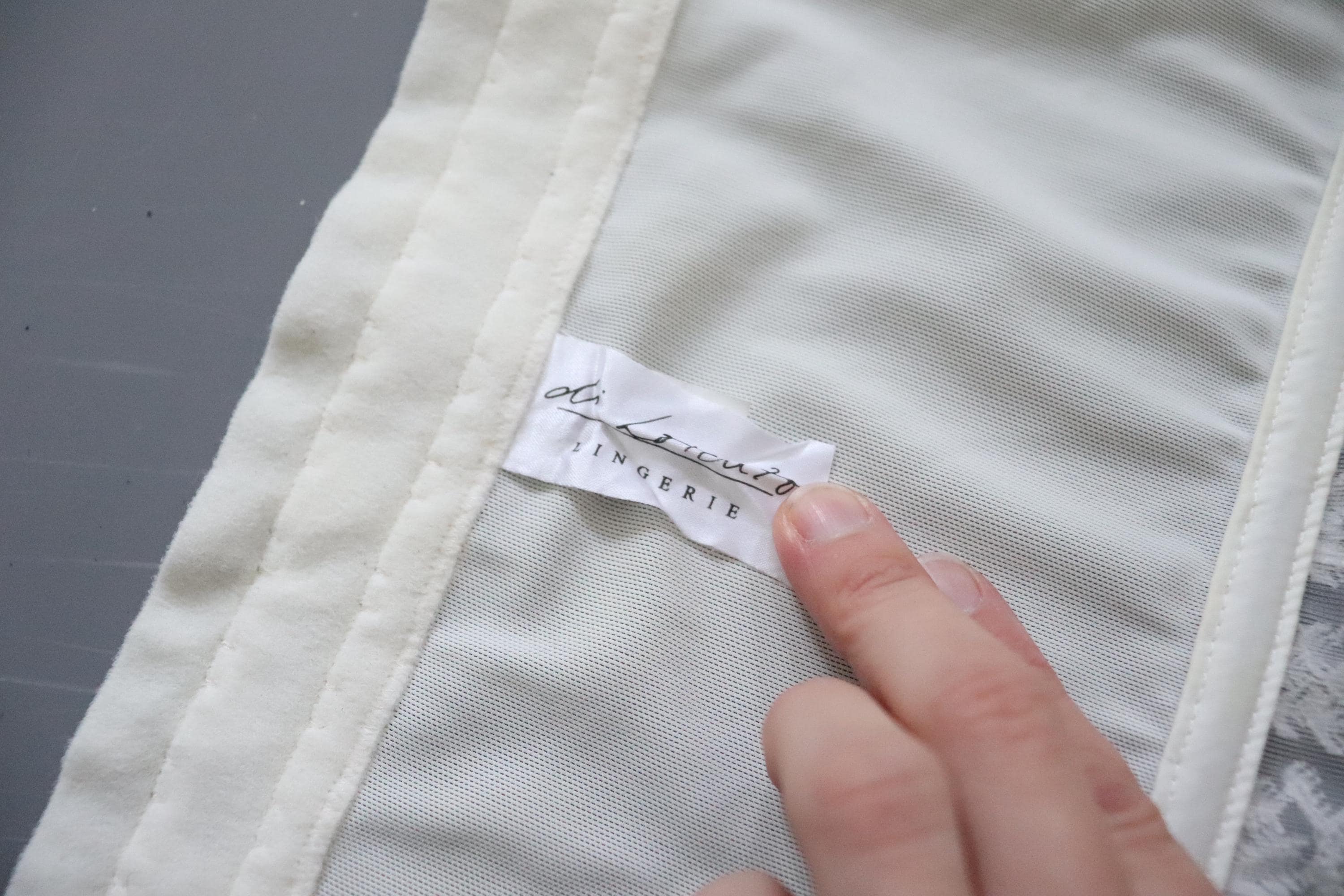 Vintage Di Lorento cupped bustier corset, size EU 100C / 36C