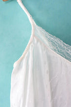 vintage Penti white spot slip dress/ nightie