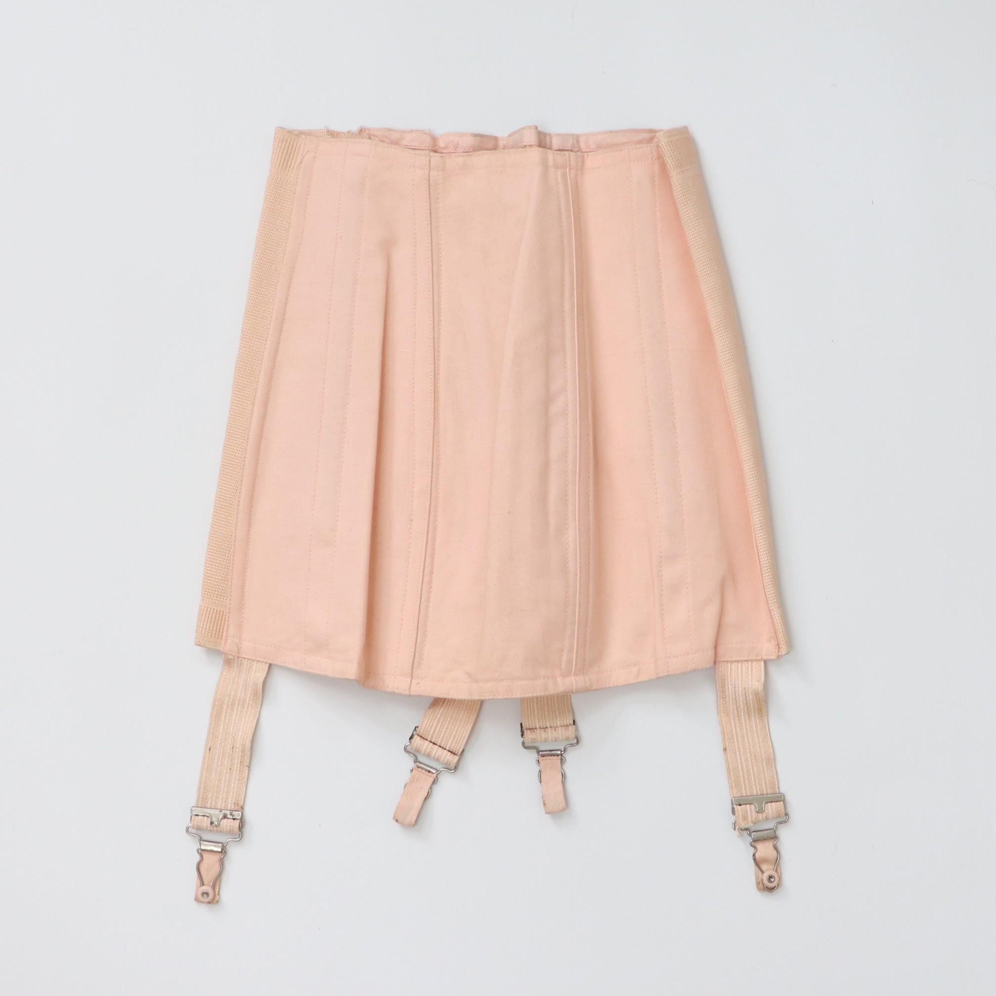 C1950s vintage Excelsior corset girdle with suspenders