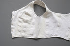 C1970s vintage womens cotton Liberty bodice - Approx size 12-14 // chest 34"