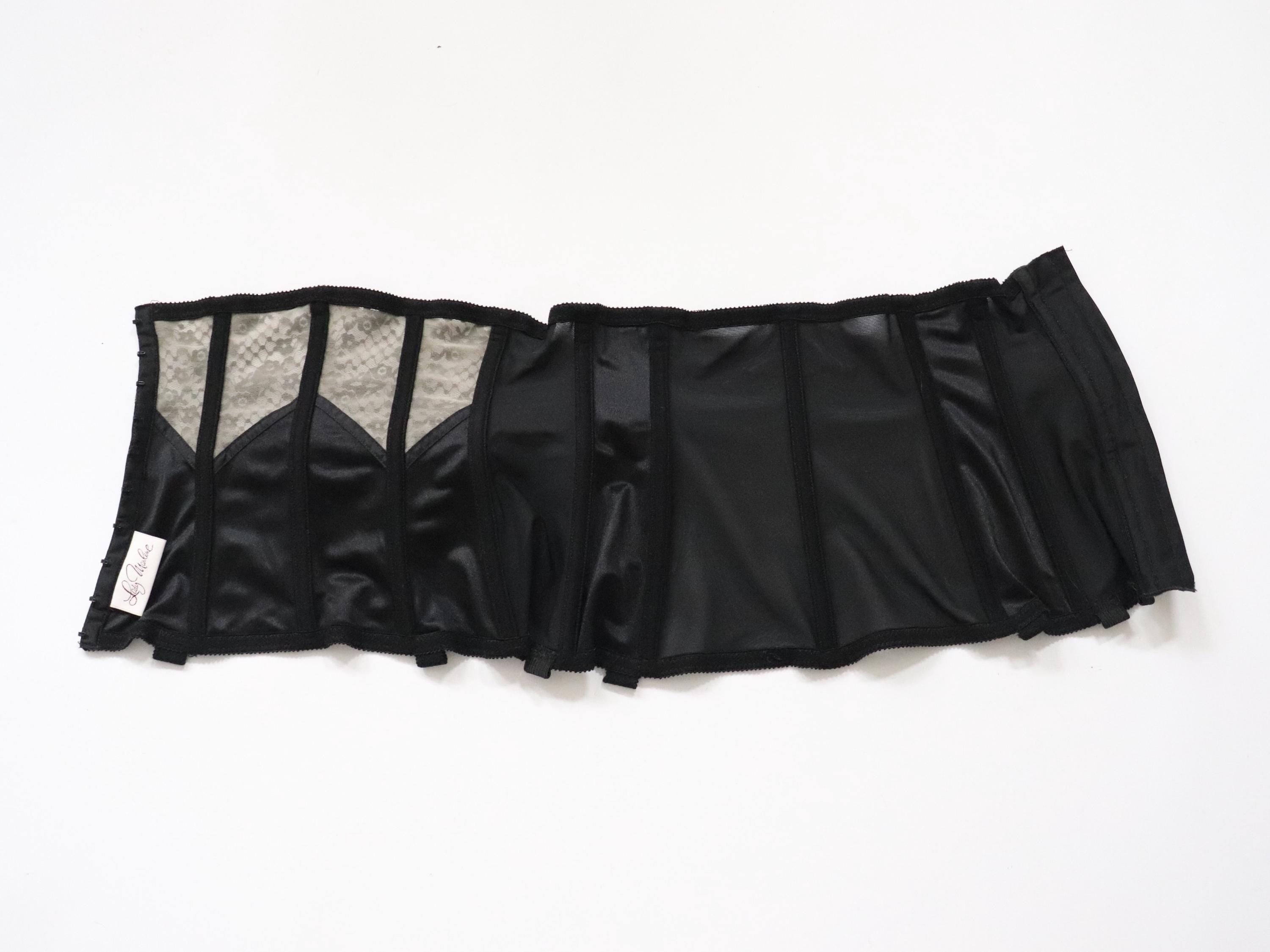 Vintage LADY MARLENE corset girdle, open bottom girdle with side hook and eye fastening - SIZE 26  waist 25-27"