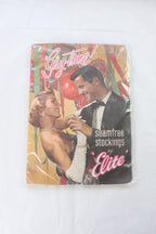 C1950s/ 1960s Vintage Gay-time by ELITE seamfree stocking in packaging - American Tan 8.5-9