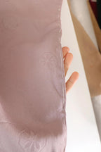 Vintage hand stitched muave/ lavender purple design long Japanese Kimono