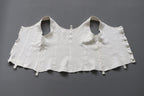 C1960s vintage Liberty bodice,  button front brushed cotton vest- Label chest 40/41