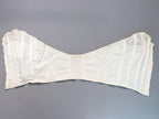 C1950s vintage Twilfit bra, white satin and lace cathedral bra, pinup lingerie -