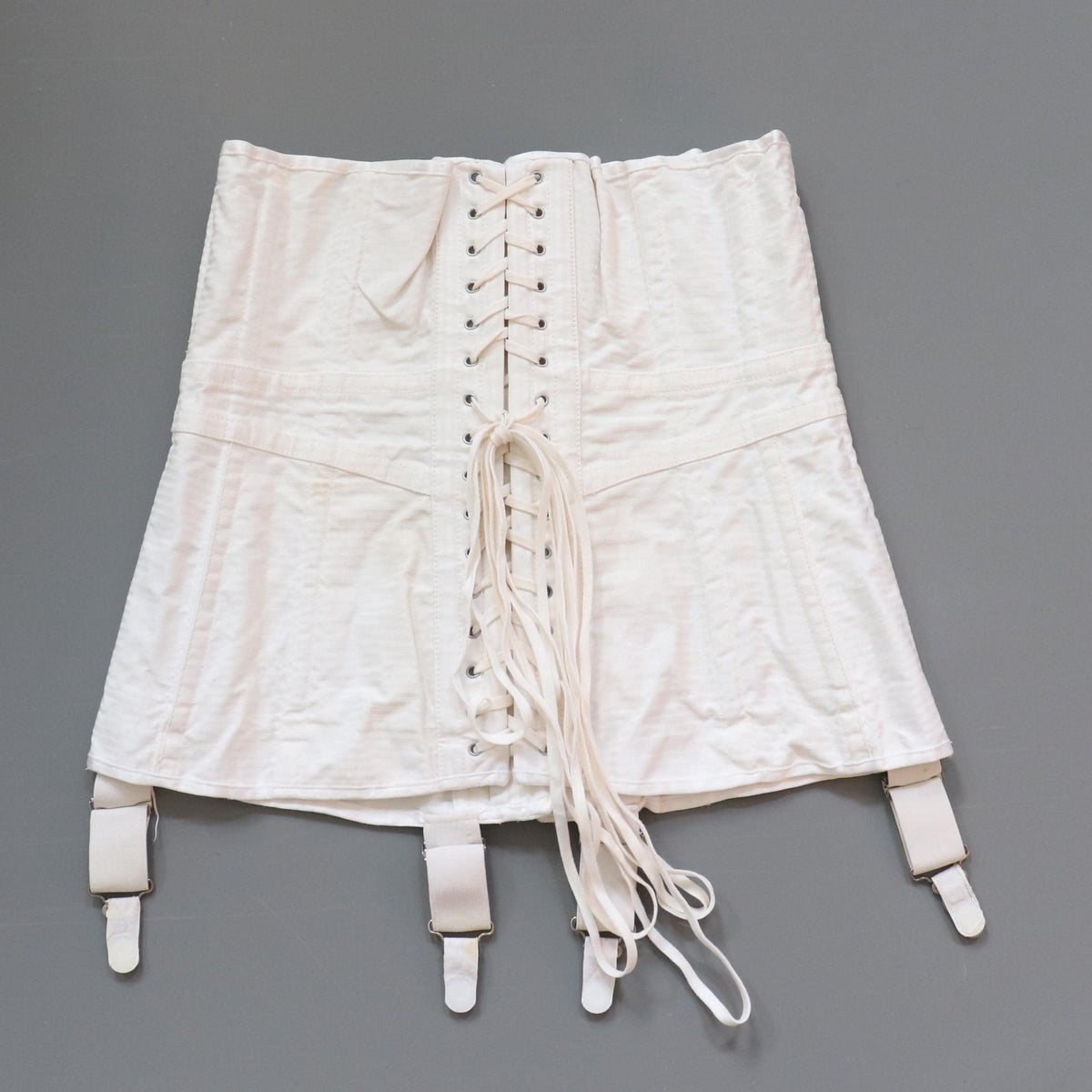 C1950s Vintage horizontal underbust corset - waist 27"