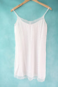 vintage Penti white spot slip dress/ nightie