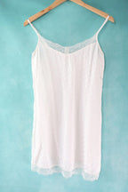 vintage Penti white spot slip dress/ nightie