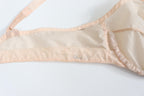 C1950s vintage french lingerie, peach pink monowire bra,