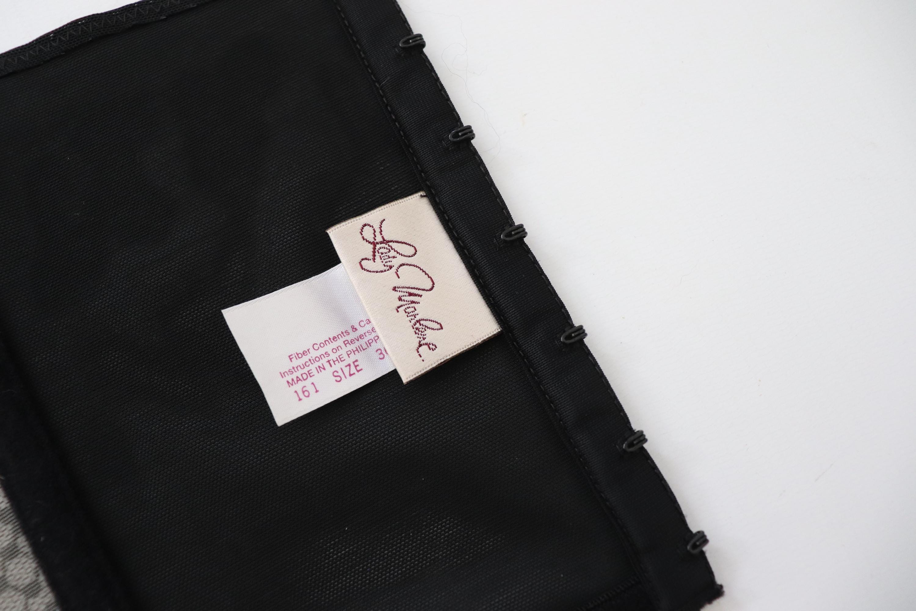 C1970s vintage Lady Marlene longline bustier bra, style 161 - size 36B