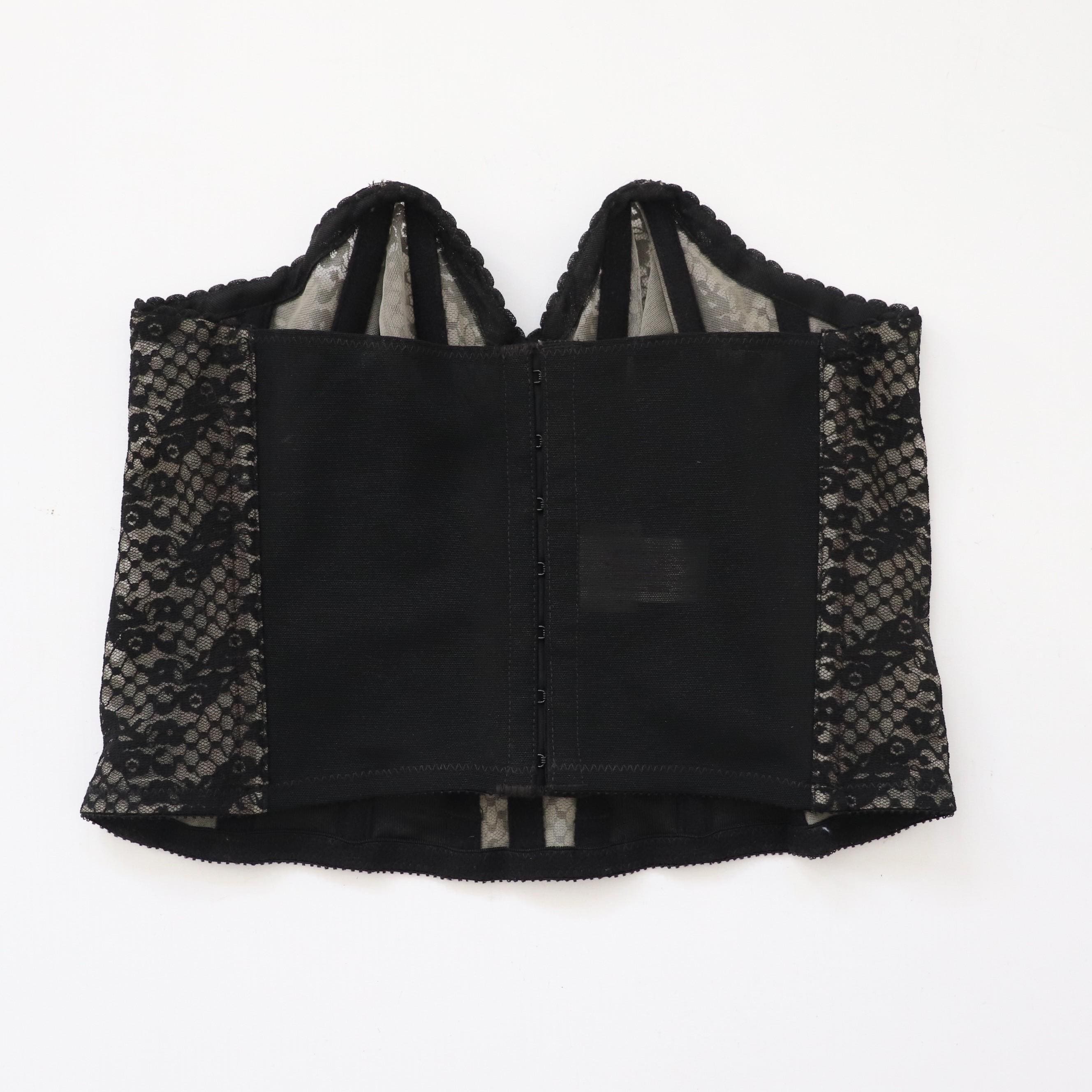 C1970s vintage Lady Marlene longline bustier bra, style 161 - size 36B