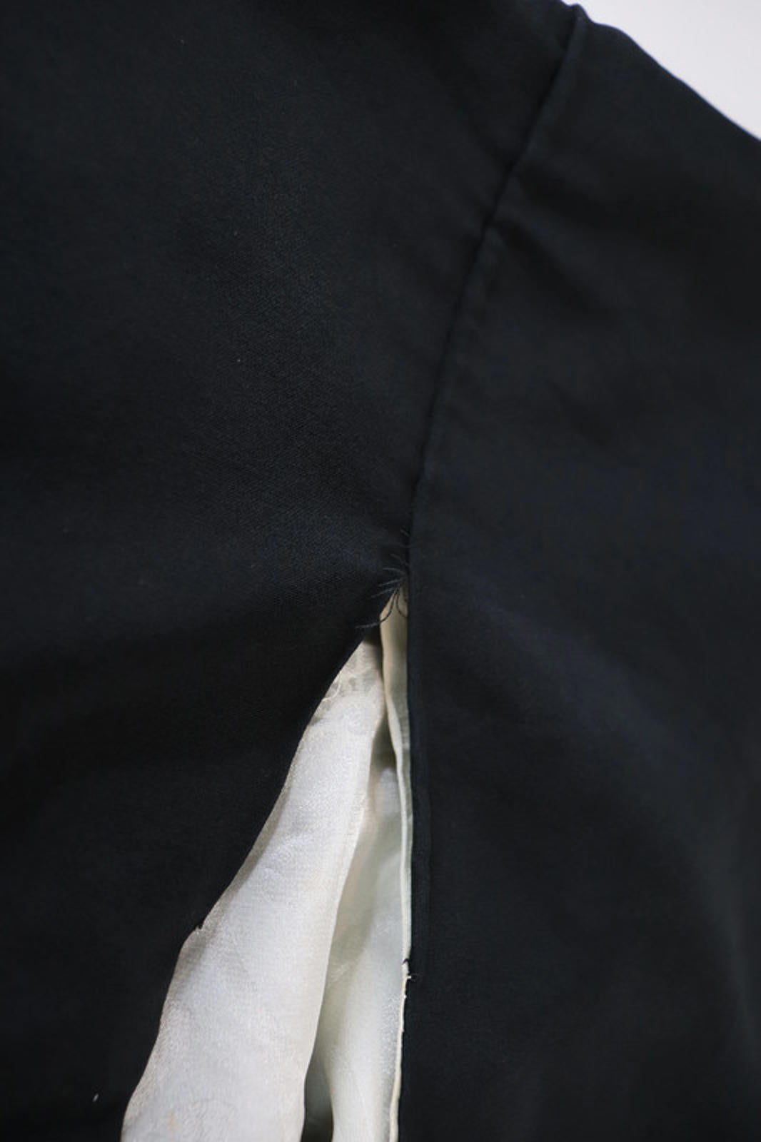 Vintage hand stitched black Japanese Kimono Jacket