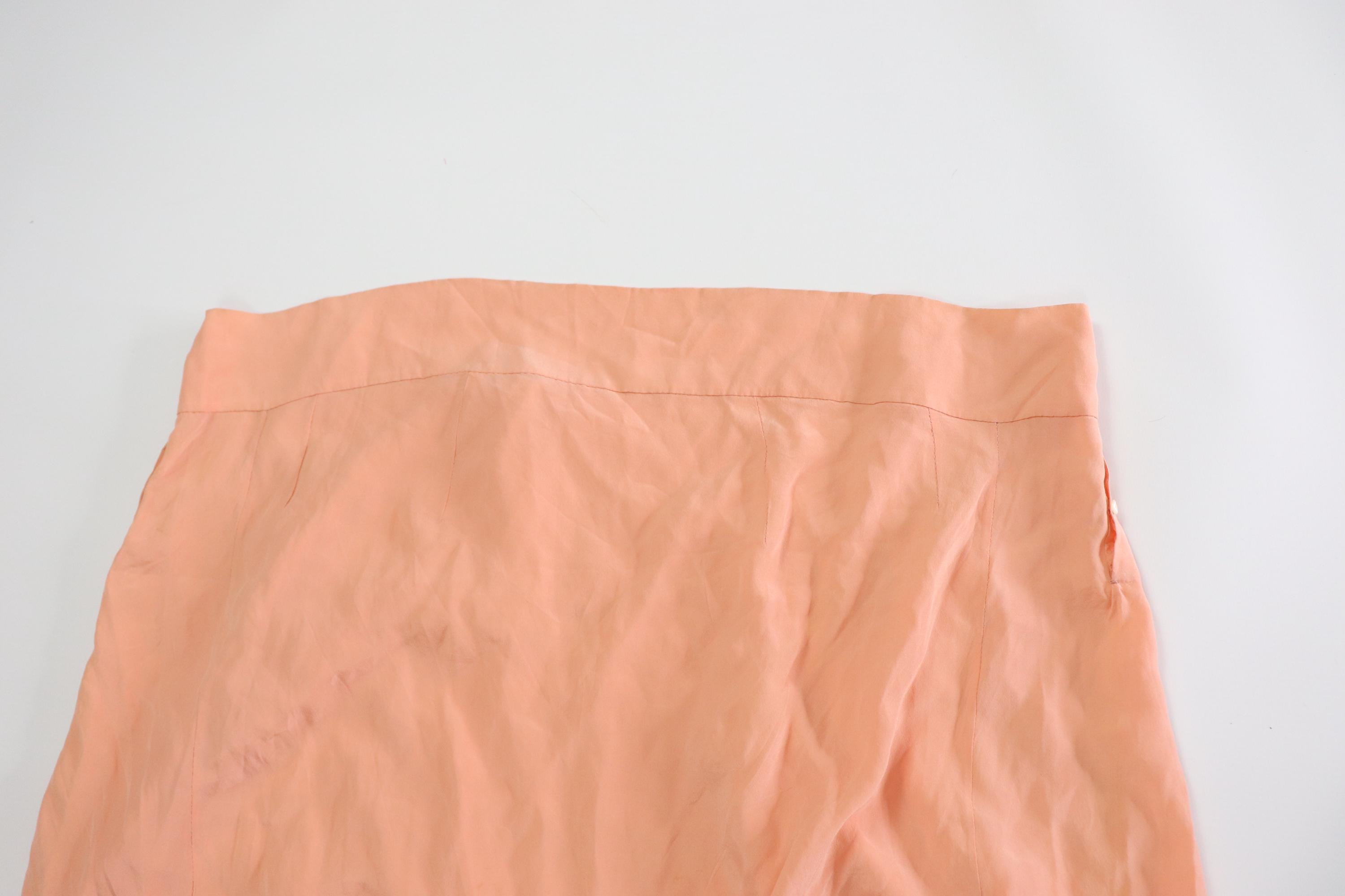 C1920s / 1930s vintage tea rose pink handstitched tap pants - 36" waist