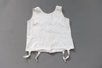 C1960s vintage Liberty bodice,  button front cotton vest- Approx chest size 40