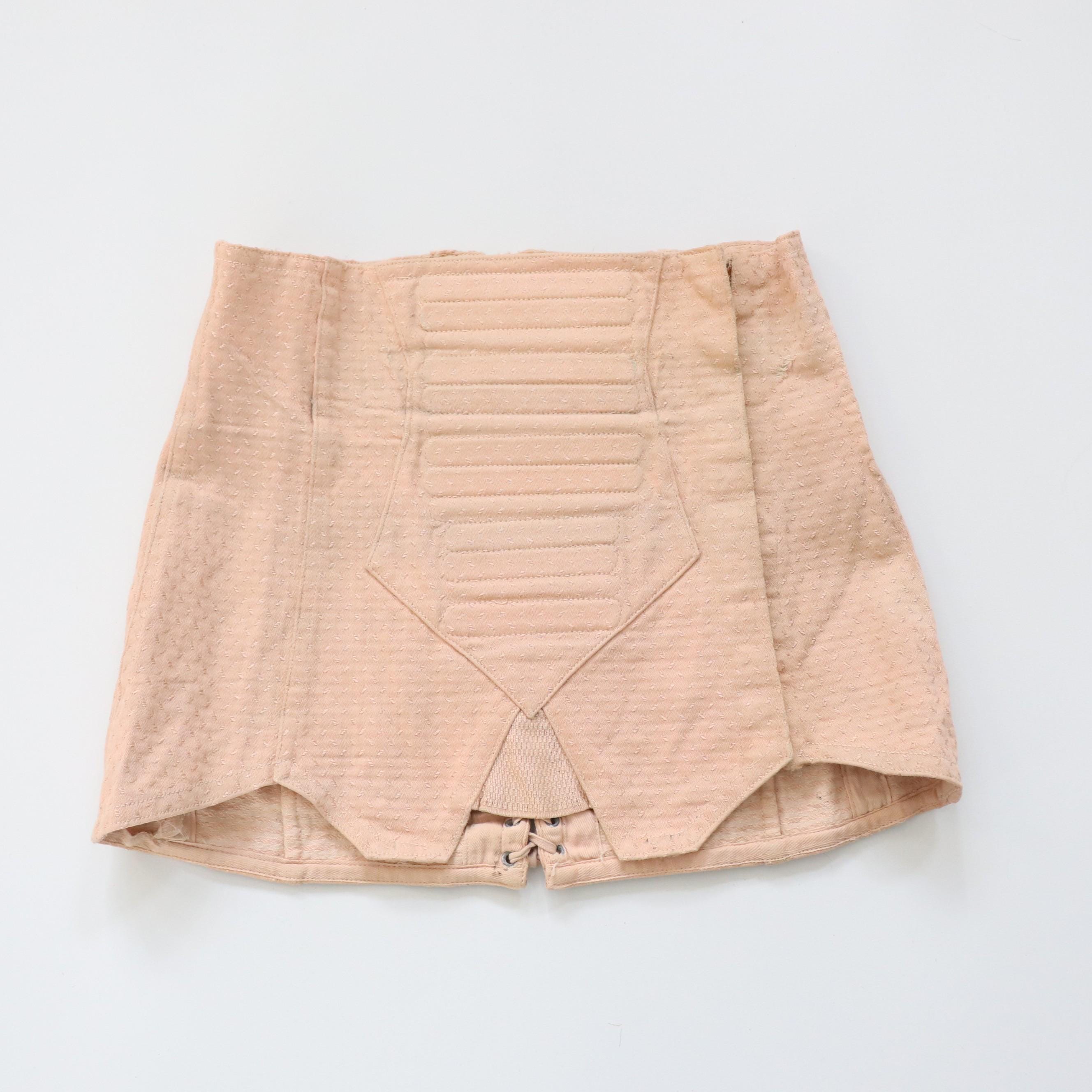 C1930s  1940s vintage Frou Frou corset girdle suspender belt