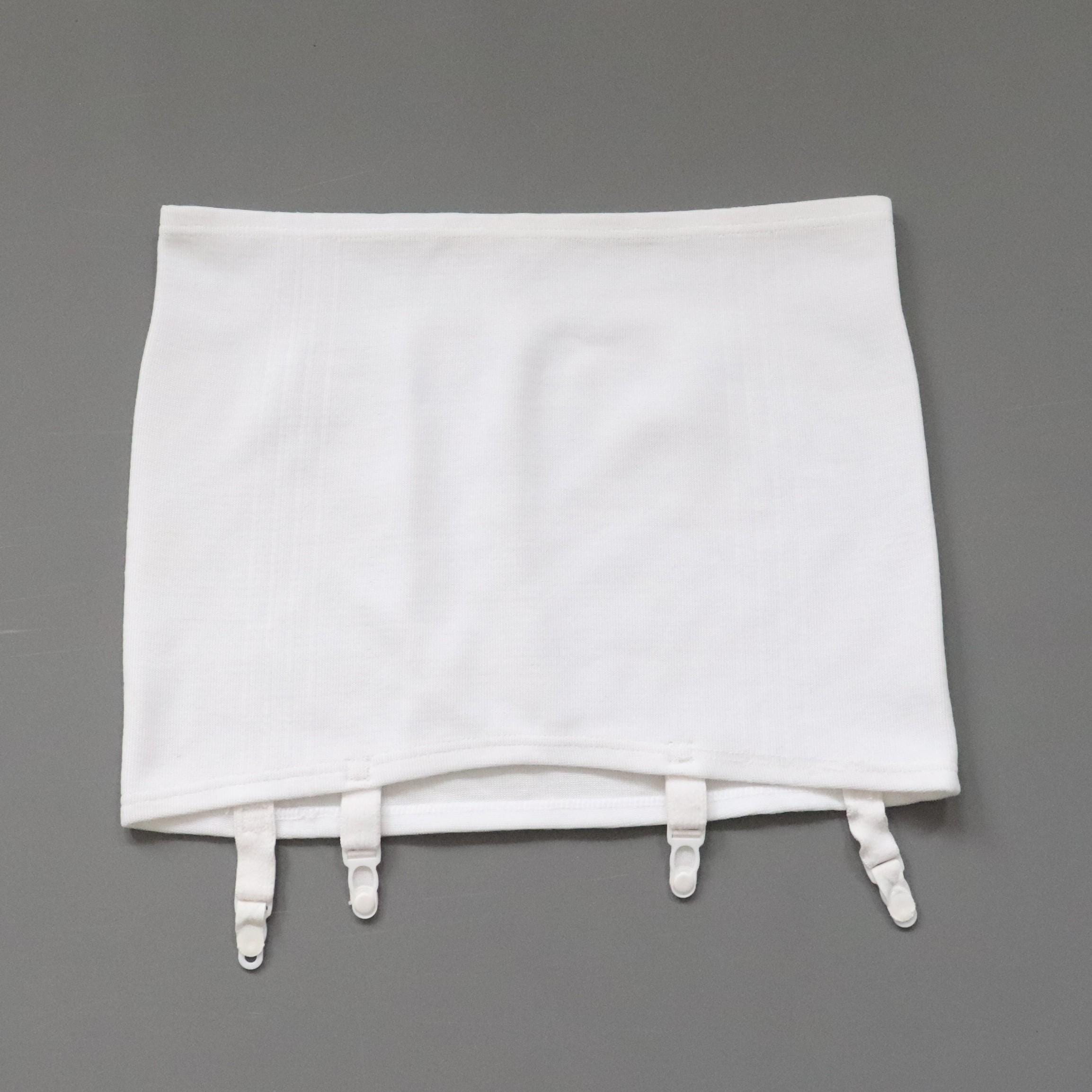 Vintage Fawn white roll on corset girdle - waist 31-34 inch,