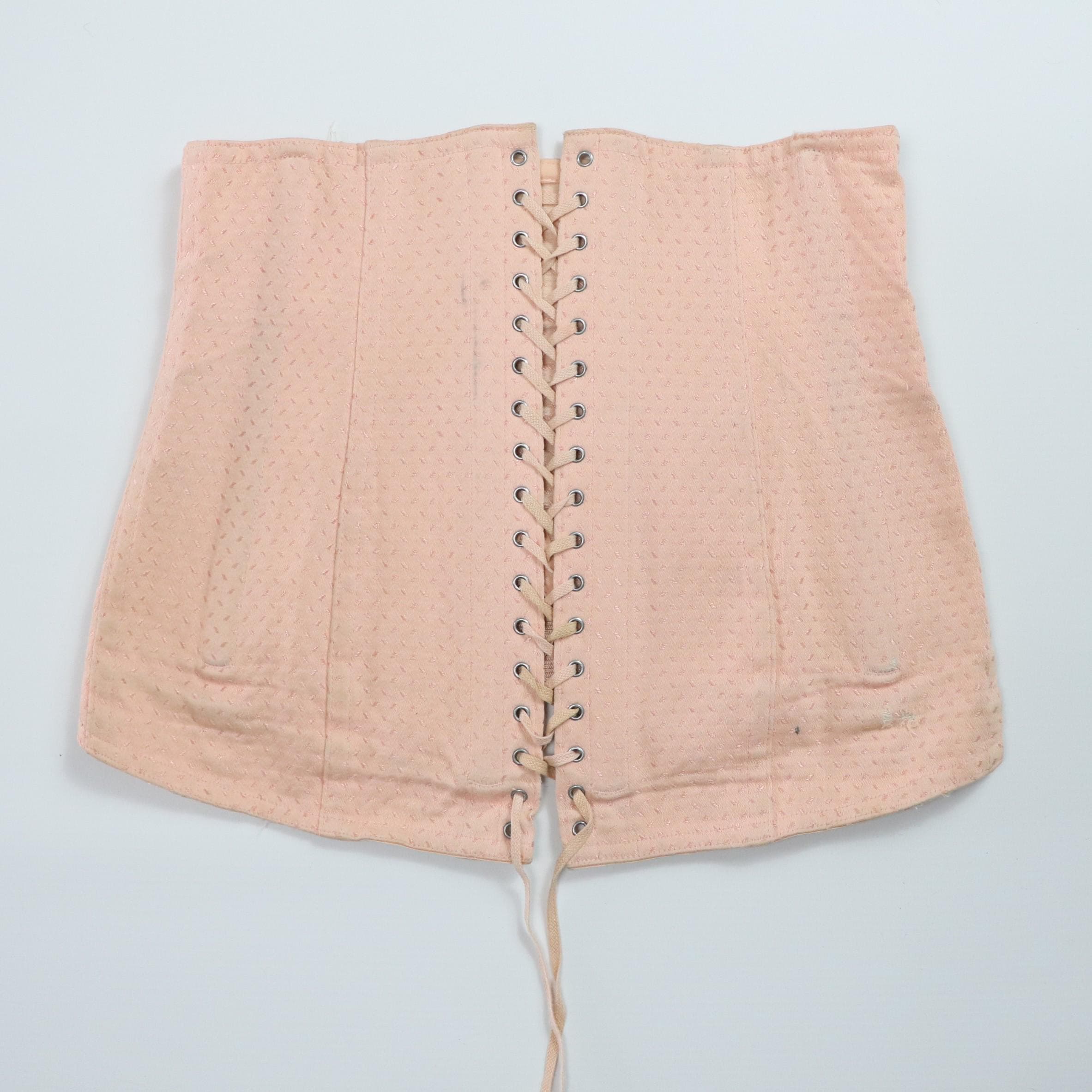 C1930s  1940s vintage corset girdle suspender belt