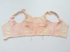 C1950s vintage Spirella longline bra - fits underbust 34-36 inches